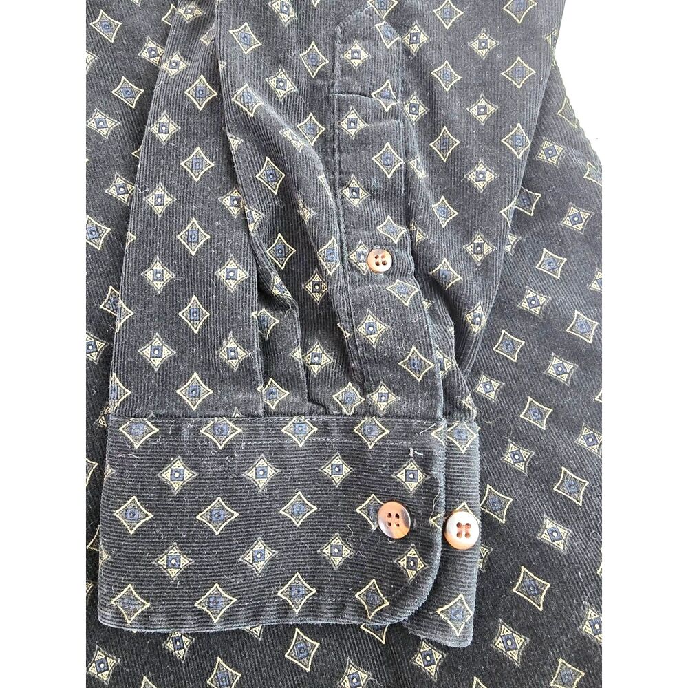 Croft & Barrow Mens XL Black Button Down Shirt - Picture 6 of 13